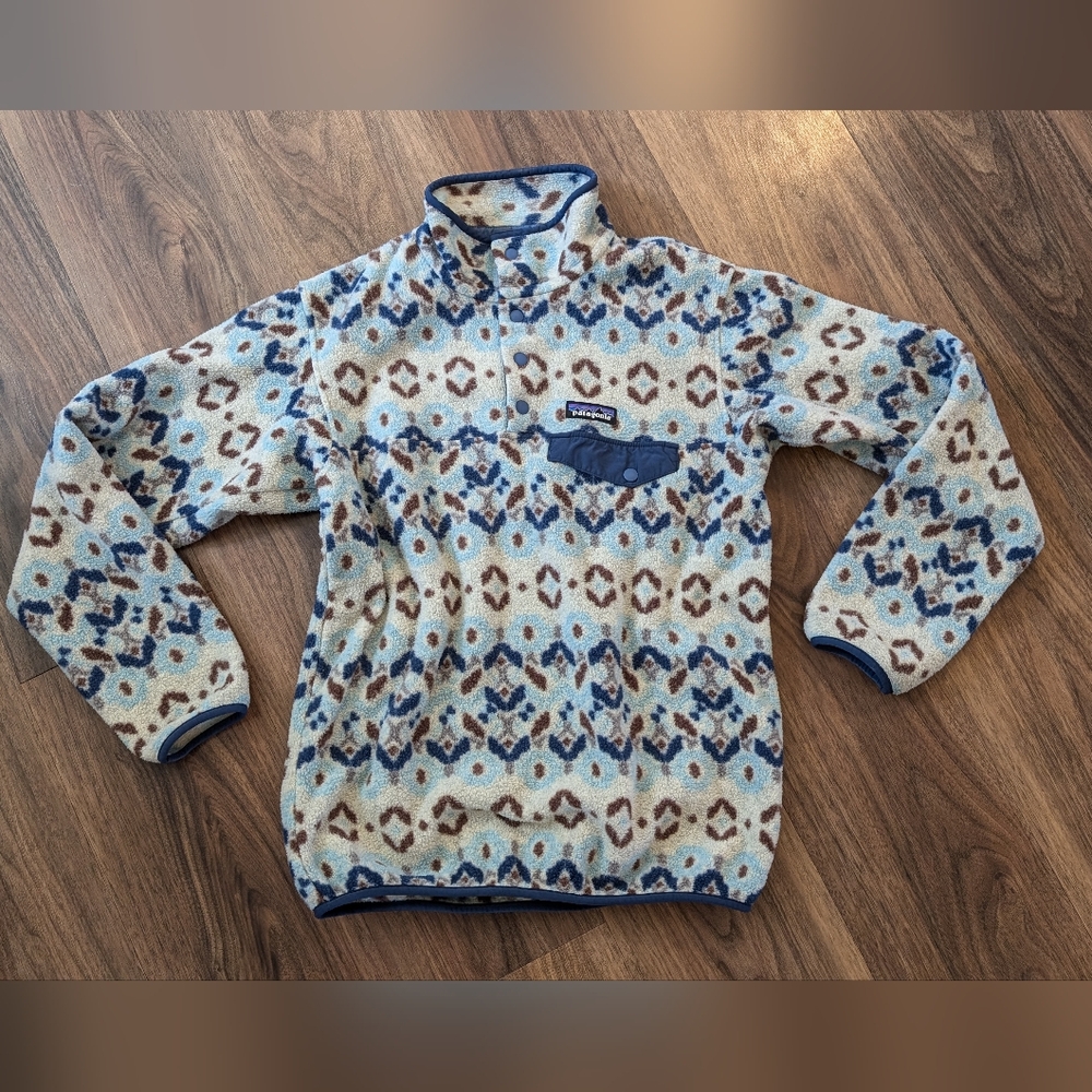 Patagonia | Synchilla Fleece Quarter-Snap Pullover • Tundra Cluster